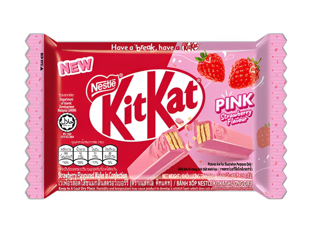 Bánh xốp hương dâu KitKat